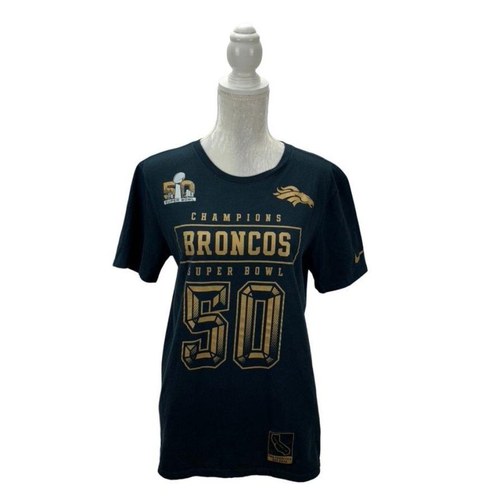 The Nike Tee‎ Unisex T-shirt Athletic Cut Broncos M